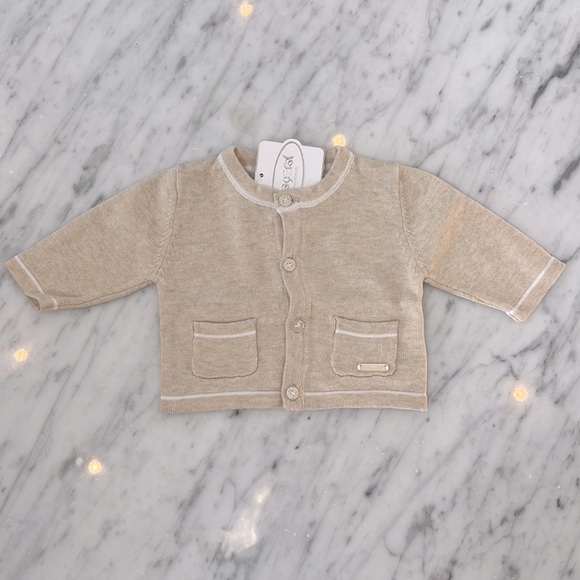 Mayoral Baby Boys Cardigan In Beige 1